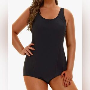 Aqua Eve Athletic One-Piece Swimsuit
